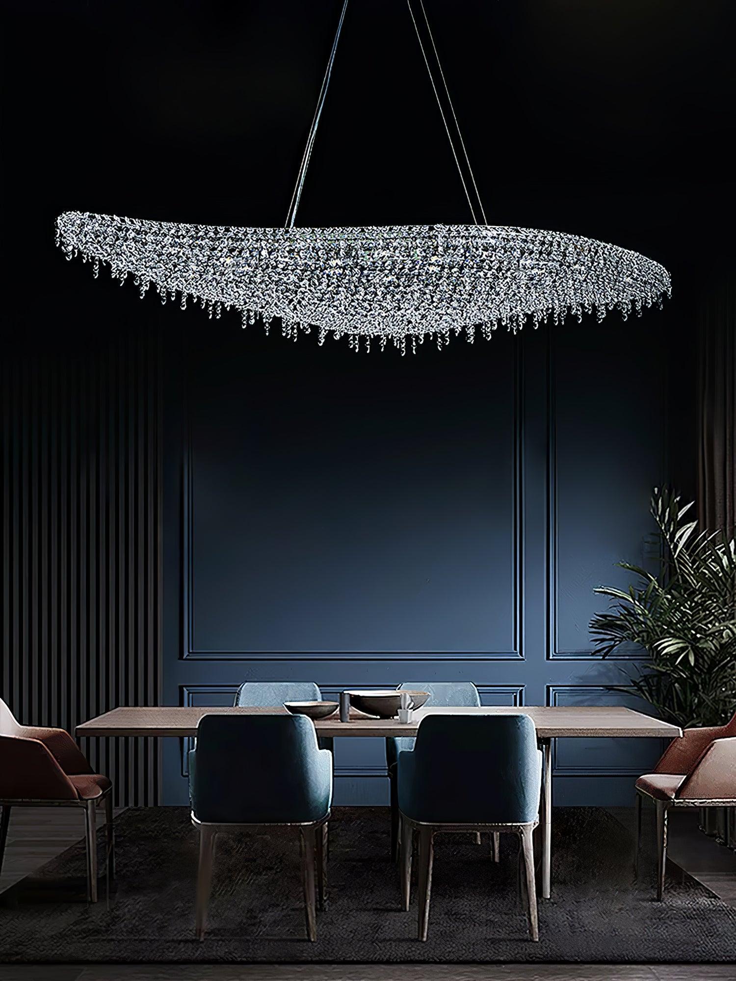 Zoravine Crystal Pendant Light - Lamp Outdoor