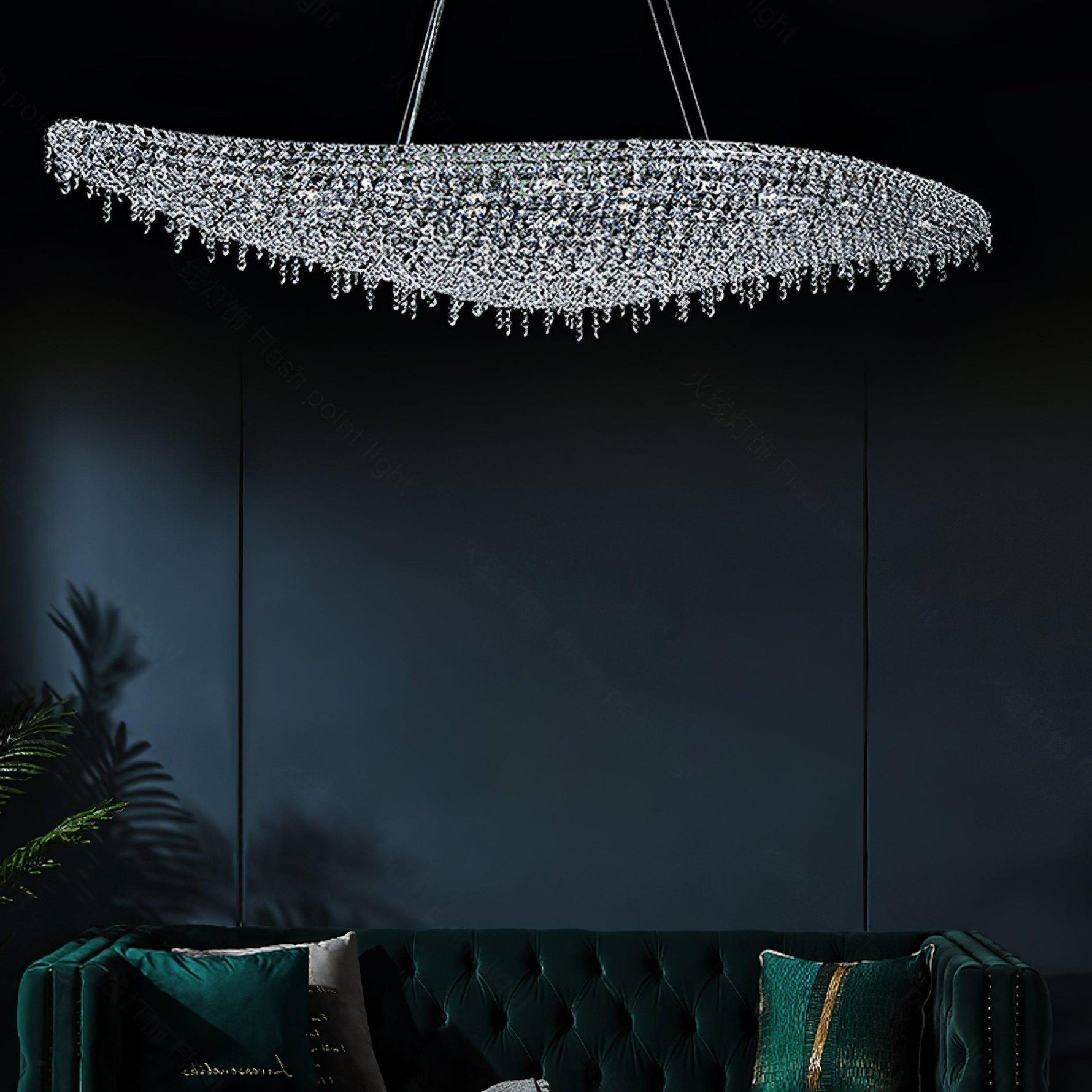 Zoravine Crystal Pendant Light - Lamp Outdoor