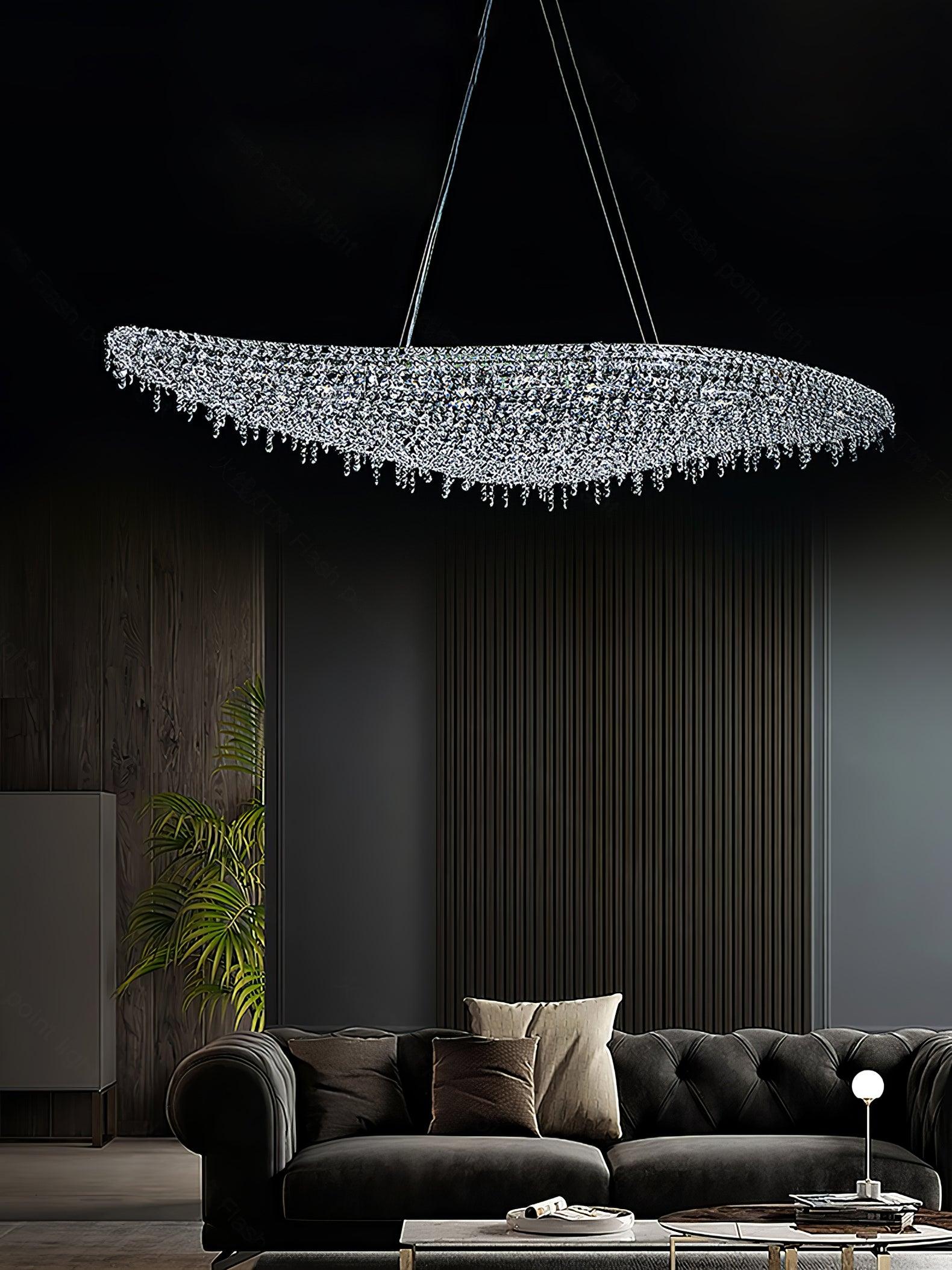 Zoravine Crystal Pendant Light - Lamp Outdoor