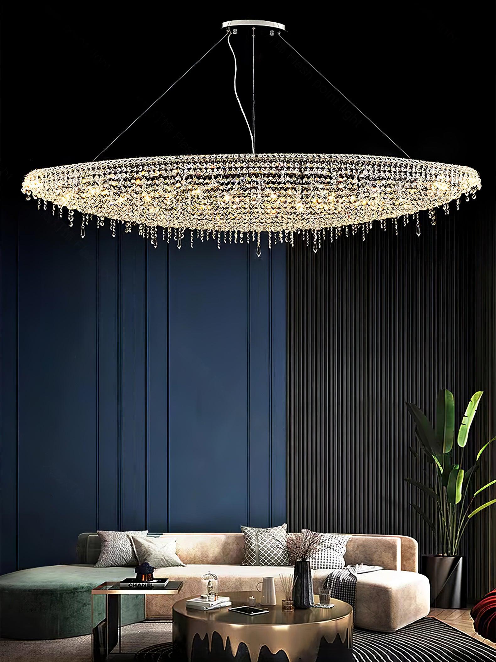Zoravine Crystal Pendant Light - Lamp Outdoor