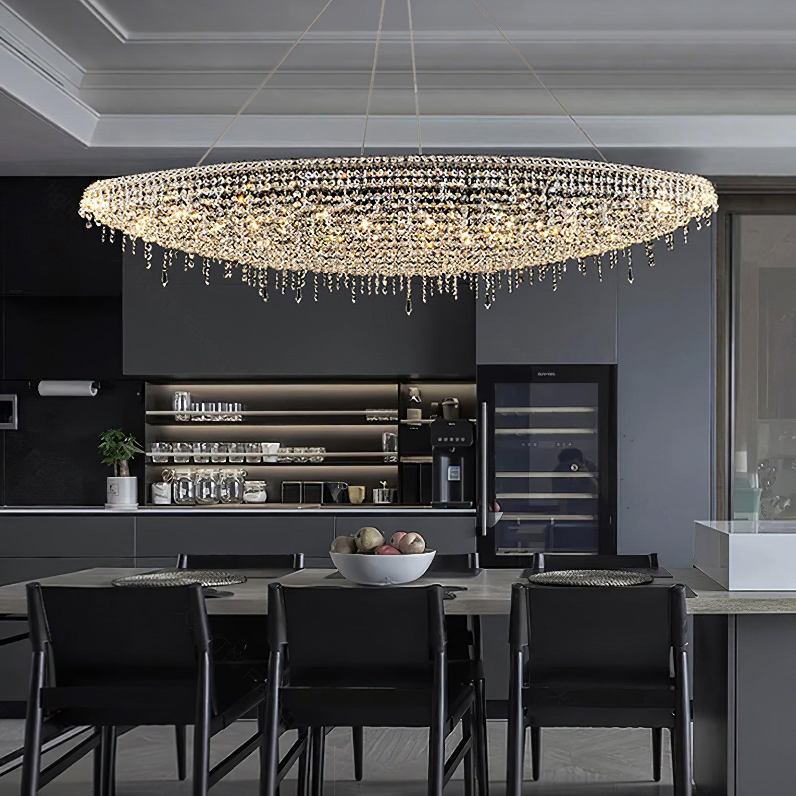 Zoravine Crystal Pendant Light - Lamp Outdoor