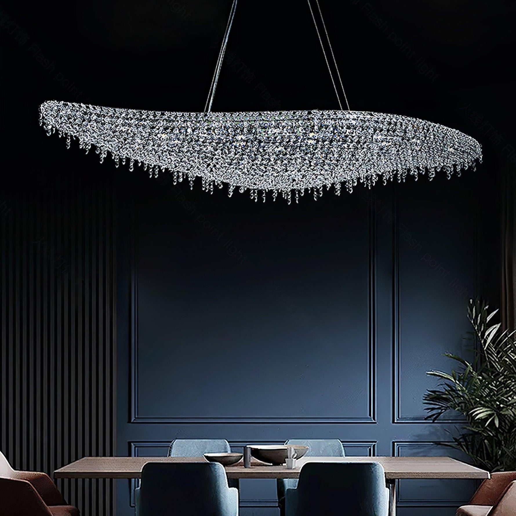 Zoravine Crystal Pendant Light - Lamp Outdoor