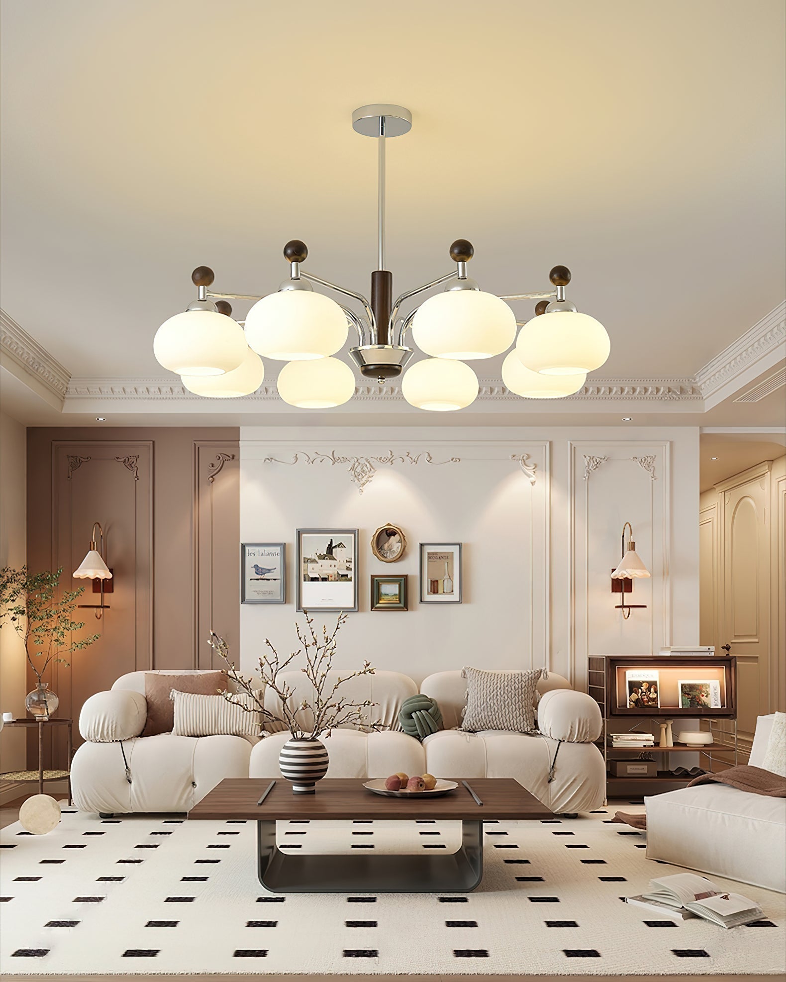 Aurora Chandelier Multi Arm Modern - Lamp Outdoor