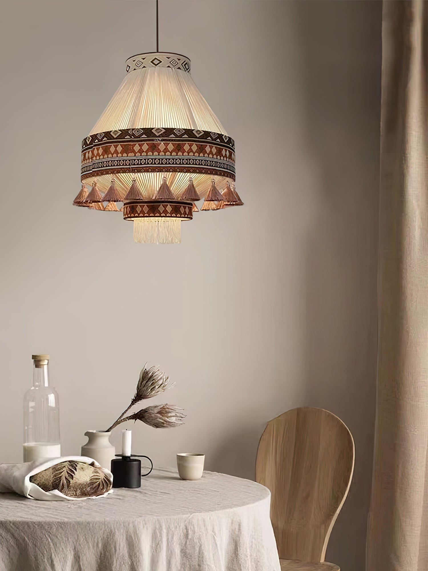 Bohemian Fringe Pendant Lamp - Lamp Outdoor