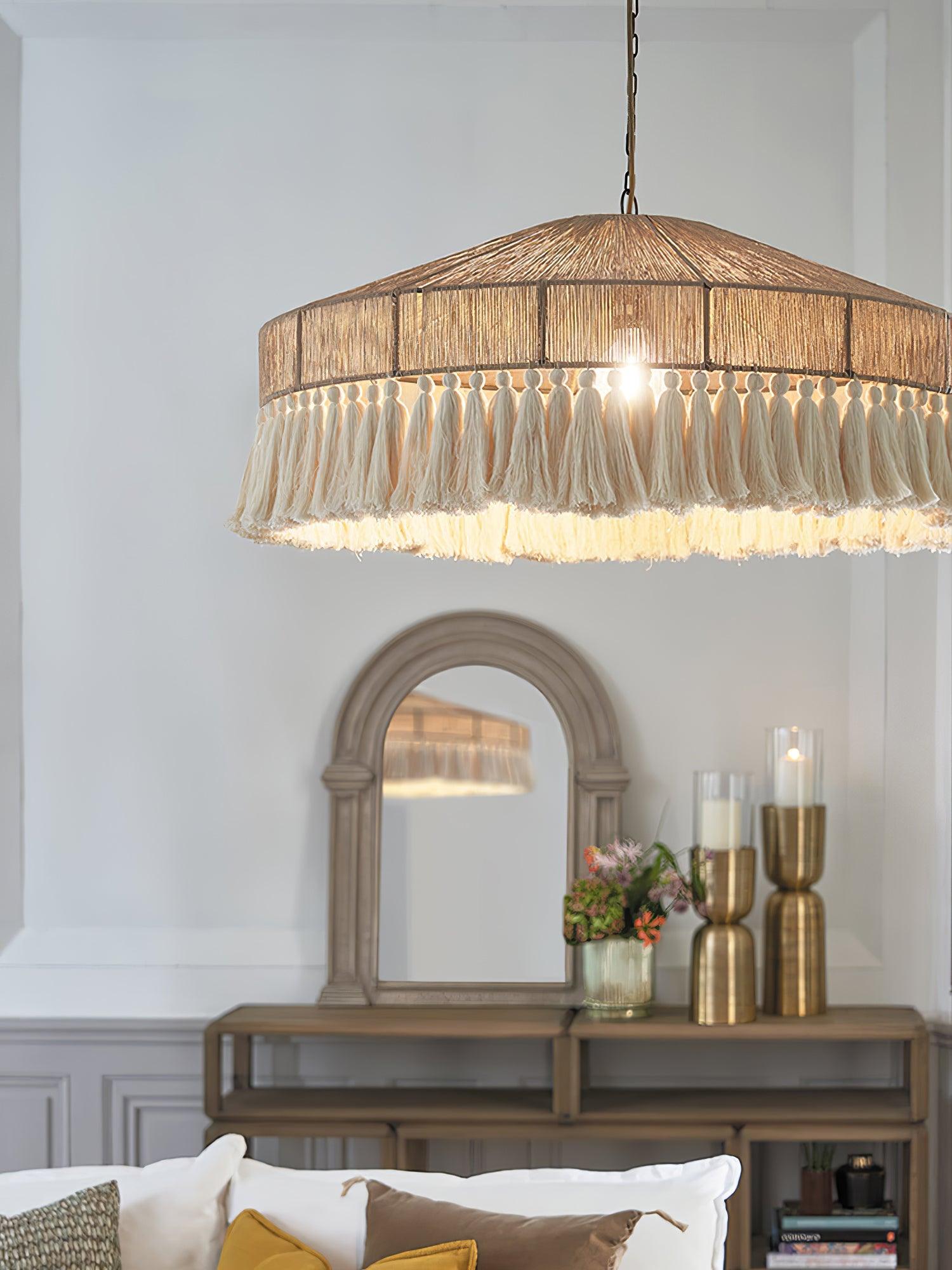 Vorenth Hemp Rope Pendant Light - Lamp Outdoor