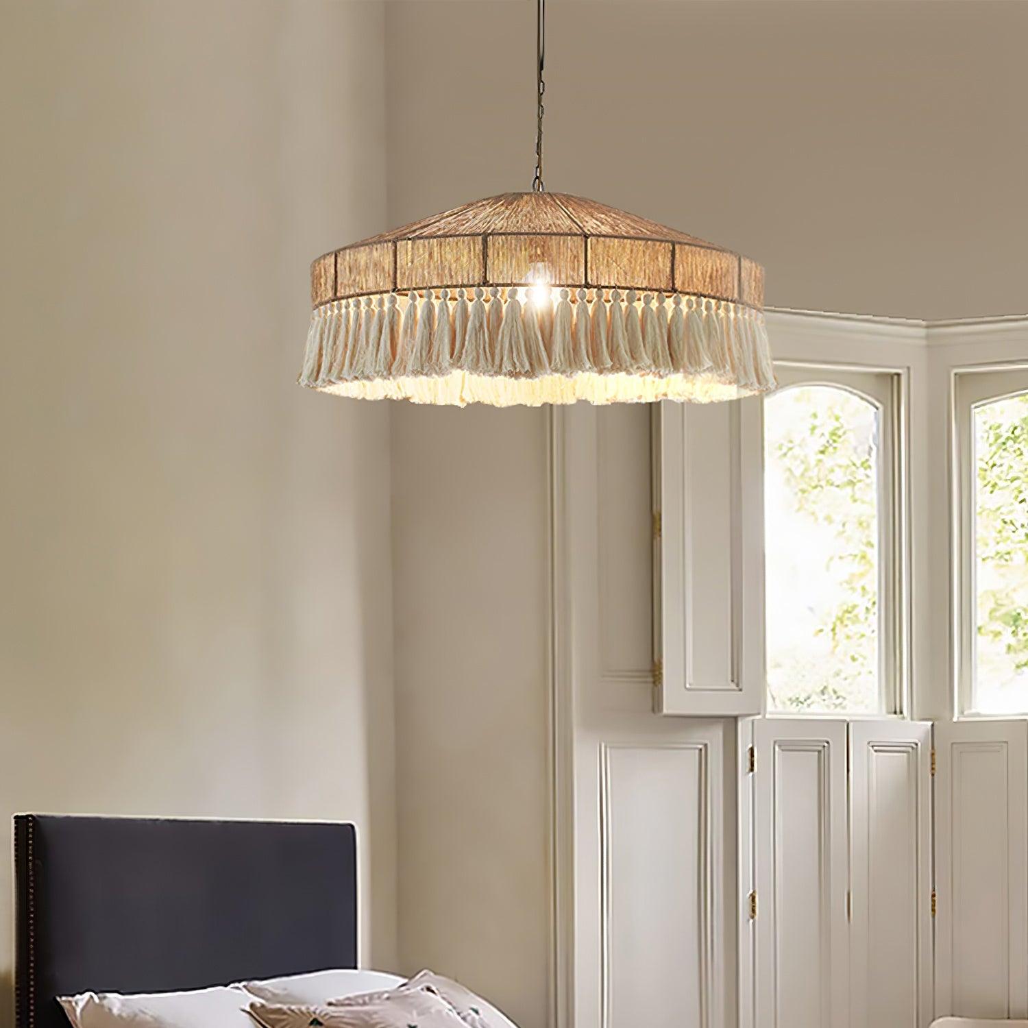 Vorenth Hemp Rope Pendant Light - Lamp Outdoor