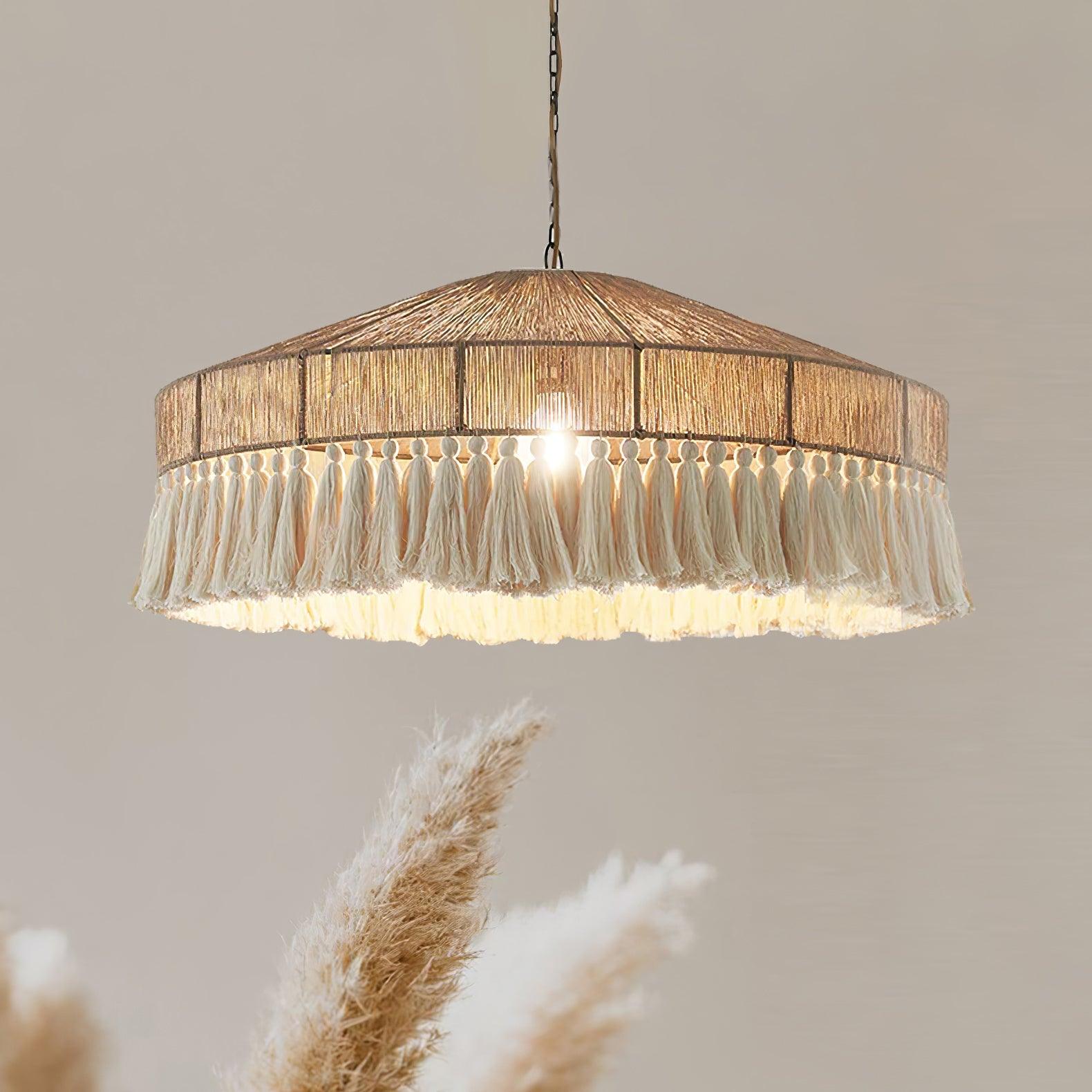 Vorenth Hemp Rope Pendant Light - Lamp Outdoor
