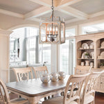 Boho Rustic Cube Chandelier - Lamp Outdoor