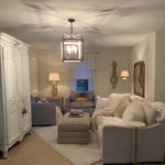 Boho Rustic Cube Chandelier - Lamp Outdoor