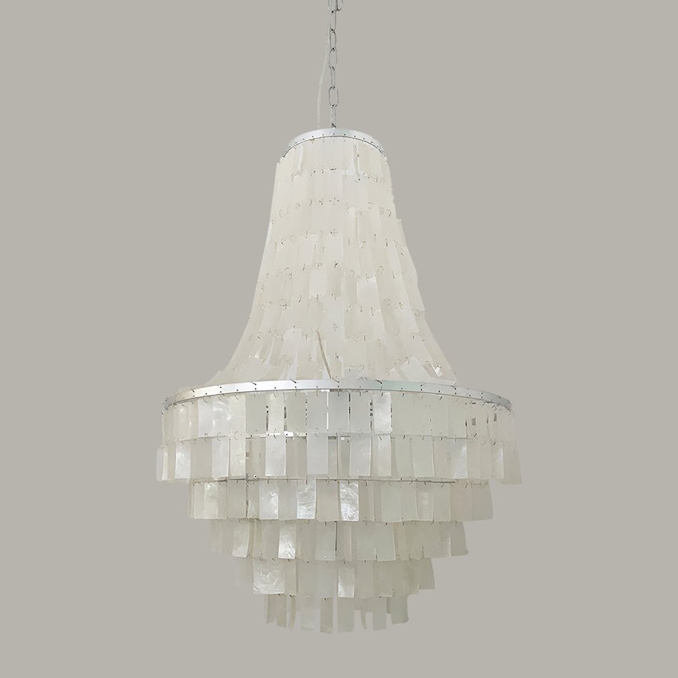 Aurora Chandelier Boho Shell Tiered - Lamp Outdoor