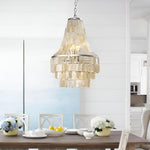 Aurora Chandelier Boho Shell Tiered - Lamp Outdoor