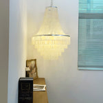 Aurora Chandelier Boho Shell Tiered - Lamp Outdoor