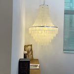 Aurora Chandelier Boho Shell Tiered - Lamp Outdoor