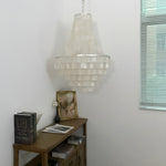 Aurora Chandelier Boho Shell Tiered - Lamp Outdoor