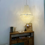 Aurora Chandelier Boho Shell Tiered - Lamp Outdoor