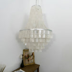 Aurora Chandelier Boho Shell Tiered - Lamp Outdoor