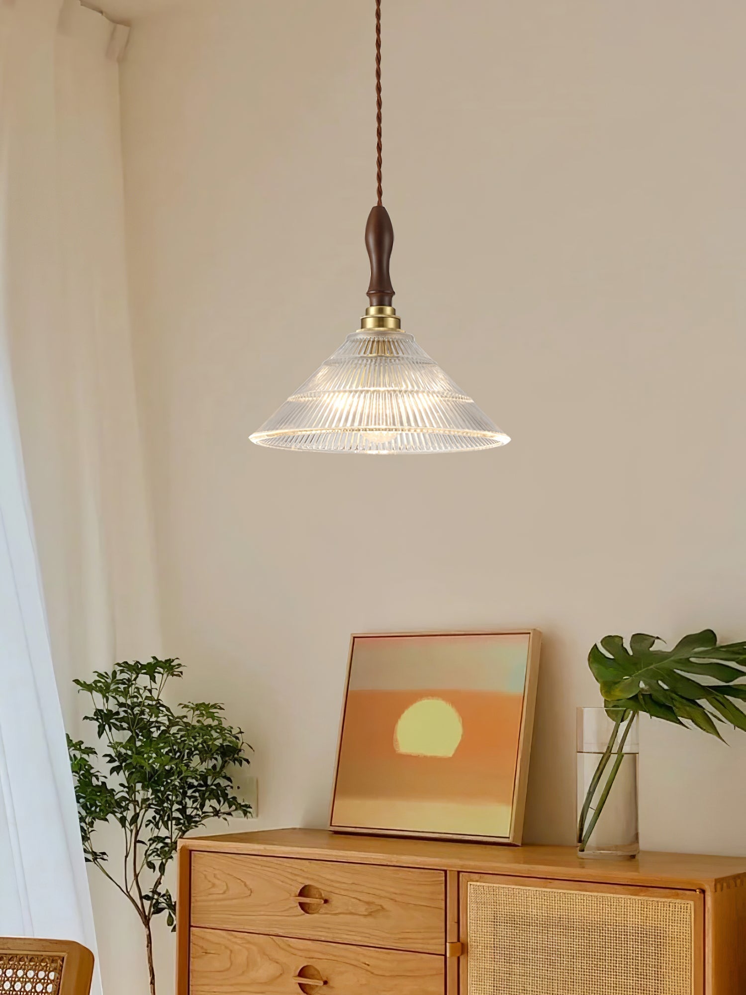 Vintage Ripple Pendant Lamp - Lamp Outdoor