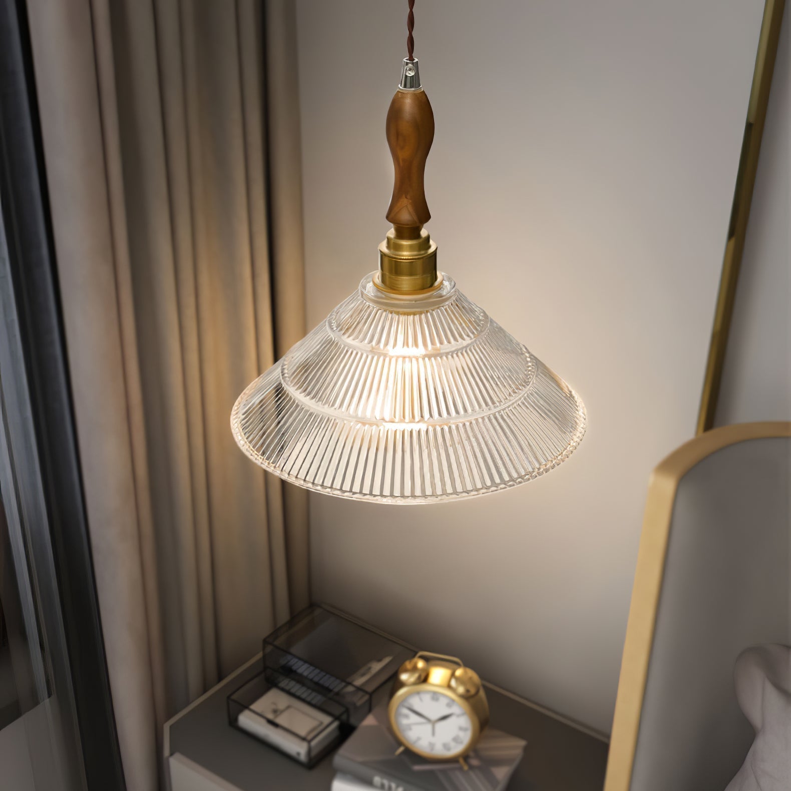 Vintage Ripple Pendant Lamp - Lamp Outdoor