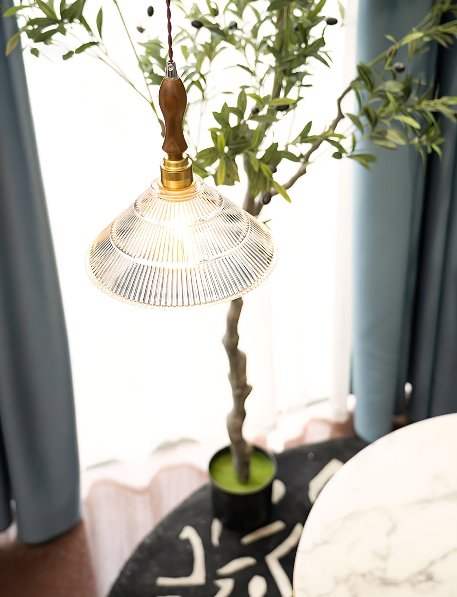 Vintage Ripple Pendant Lamp - Lamp Outdoor