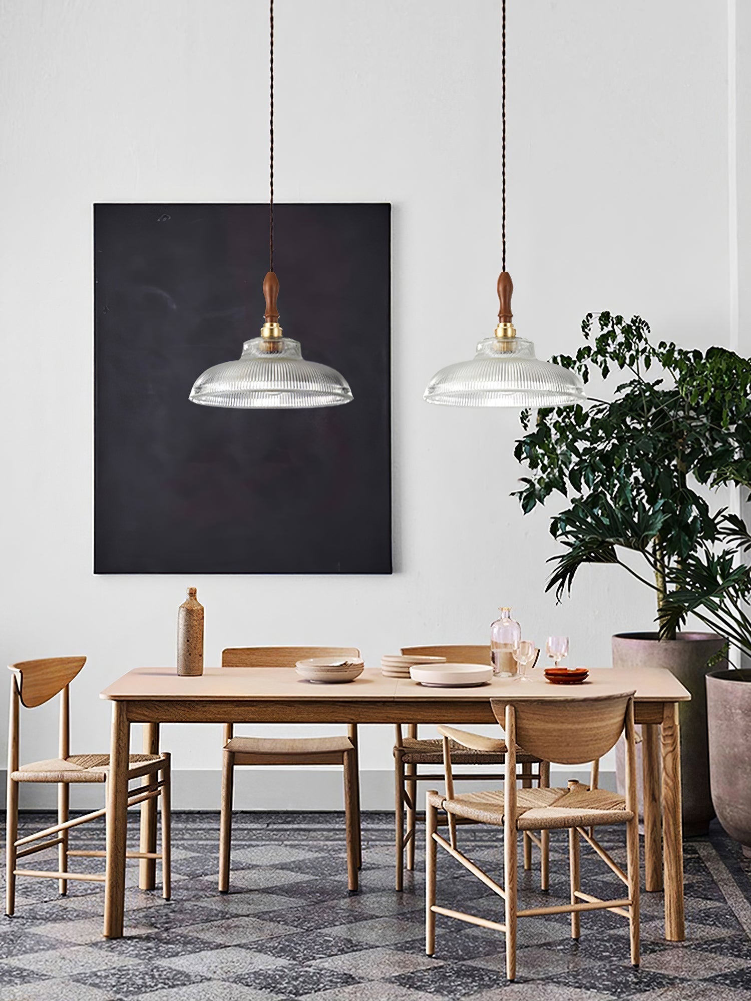 Vintage Ripple Pendant Lamp - Lamp Outdoor