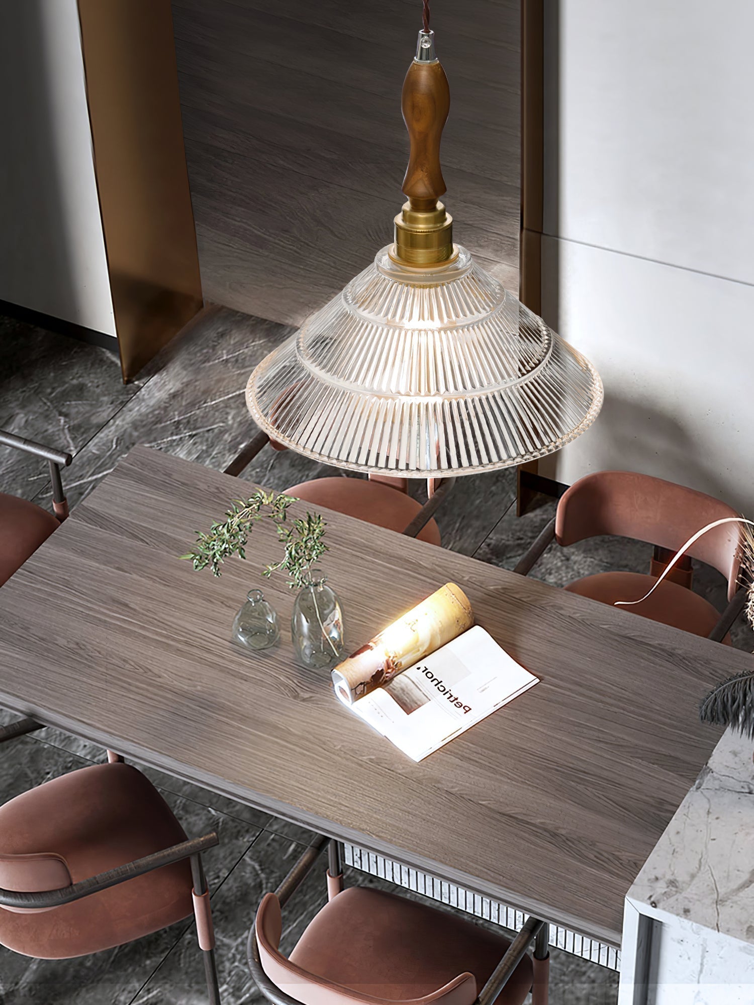 Vintage Ripple Pendant Lamp - Lamp Outdoor