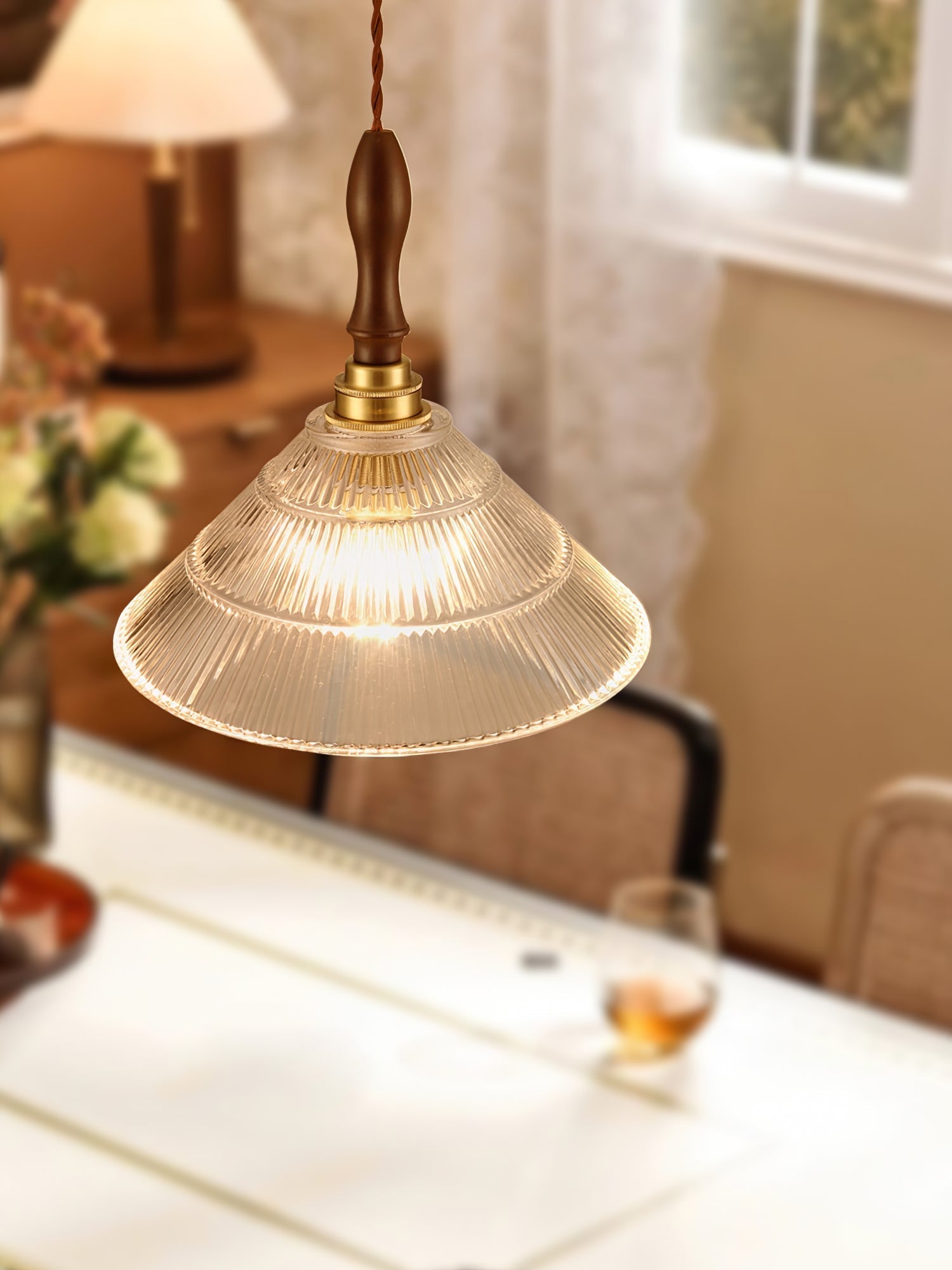 Vintage Ripple Pendant Lamp - Lamp Outdoor