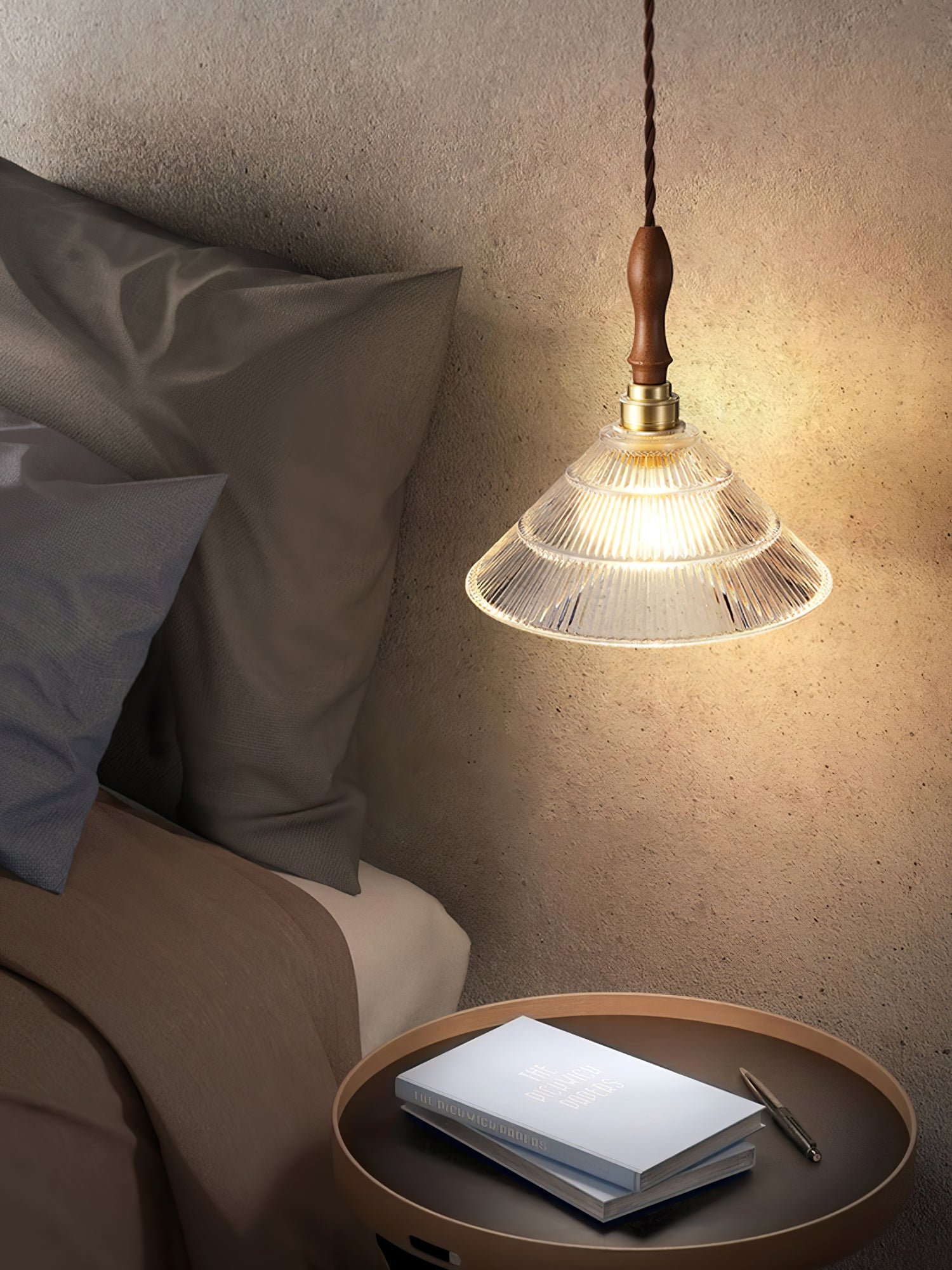 Vintage Ripple Pendant Lamp - Lamp Outdoor