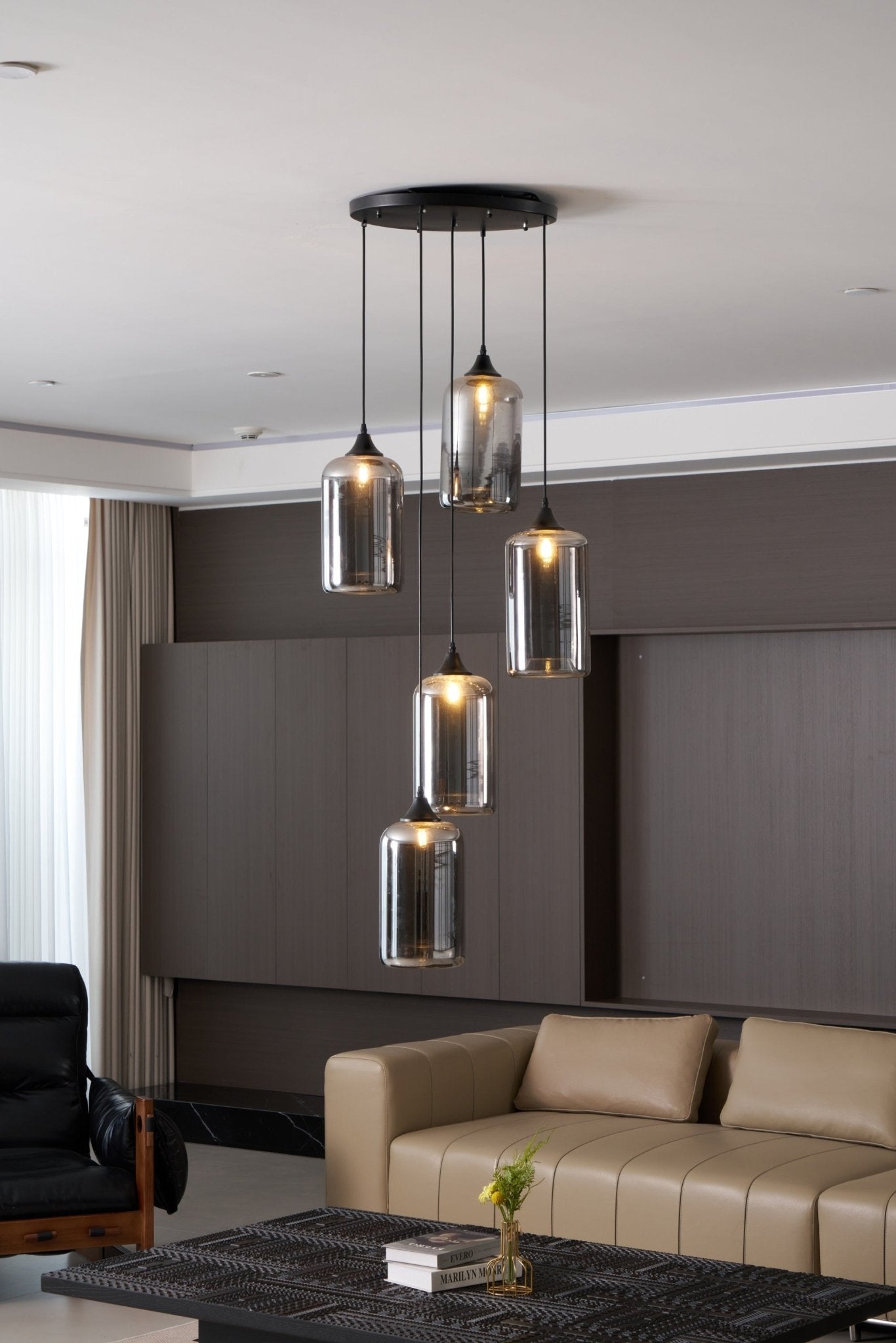 Bottle Glass Pendant Light - Lamp Outdoor