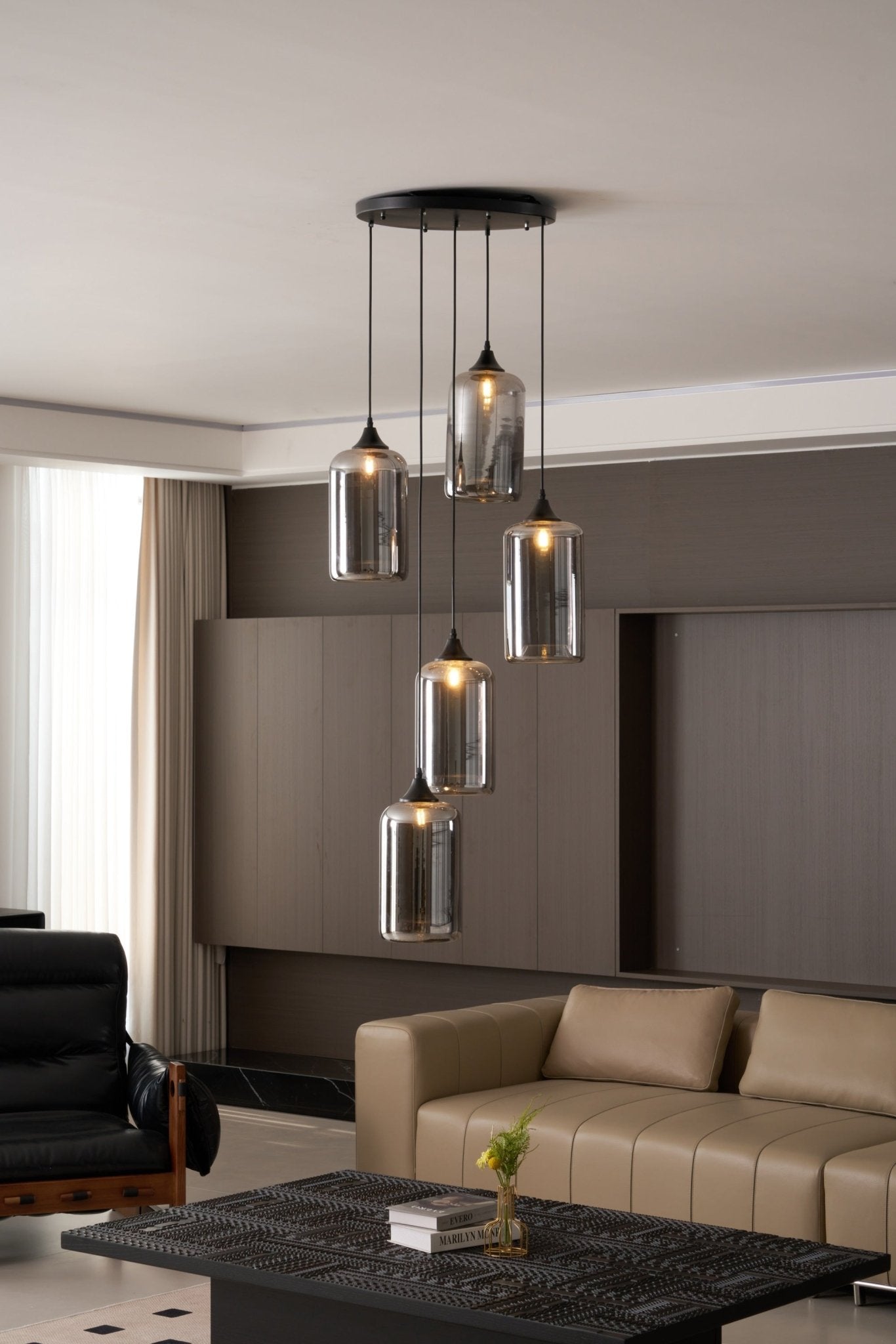 Bottle Glass Pendant Light - Lamp Outdoor