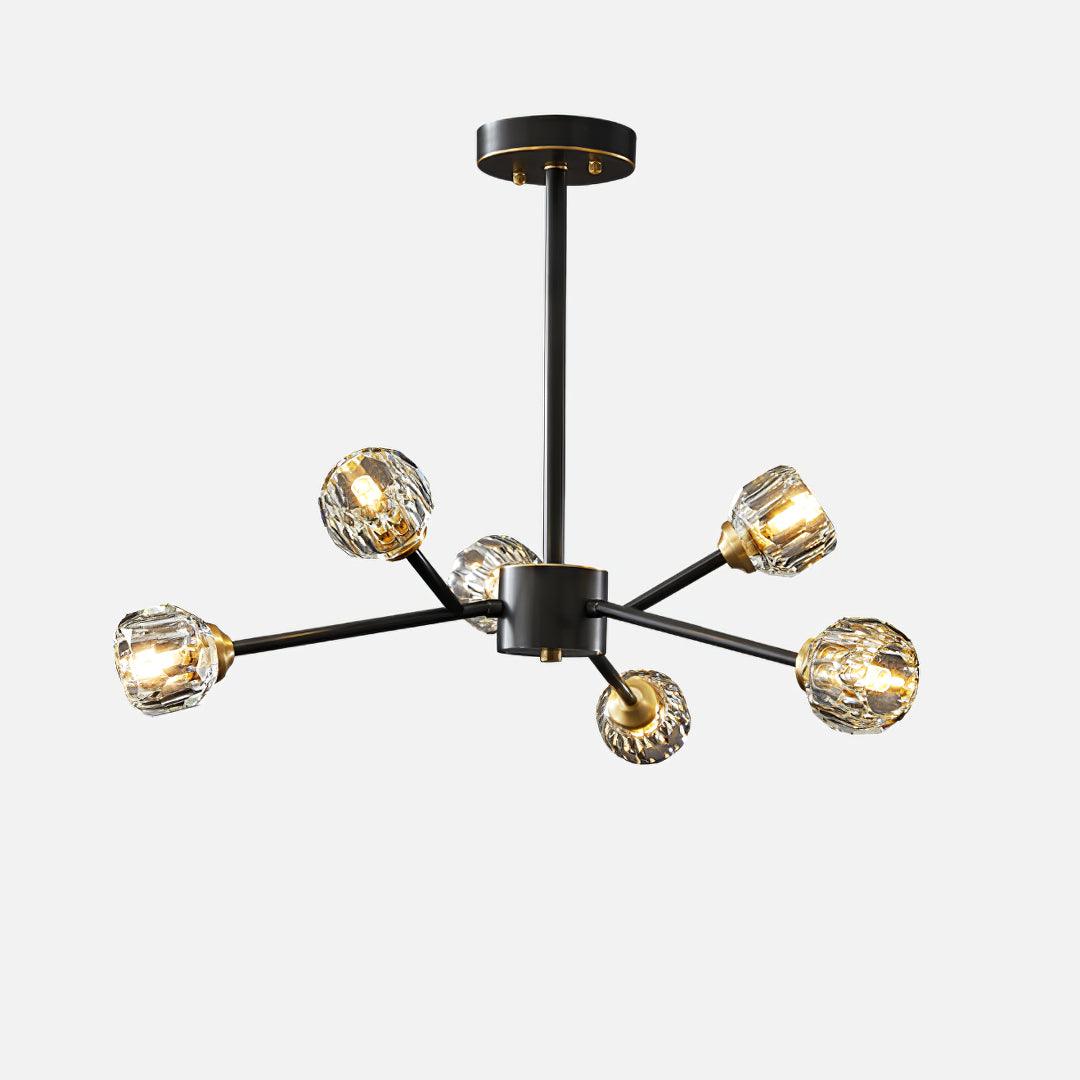 Crystal Ball Round Cluster Chandelier - Lamp Outdoor