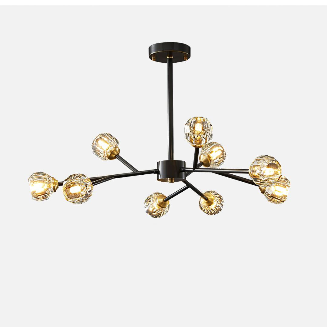 Crystal Ball Round Cluster Chandelier - Lamp Outdoor