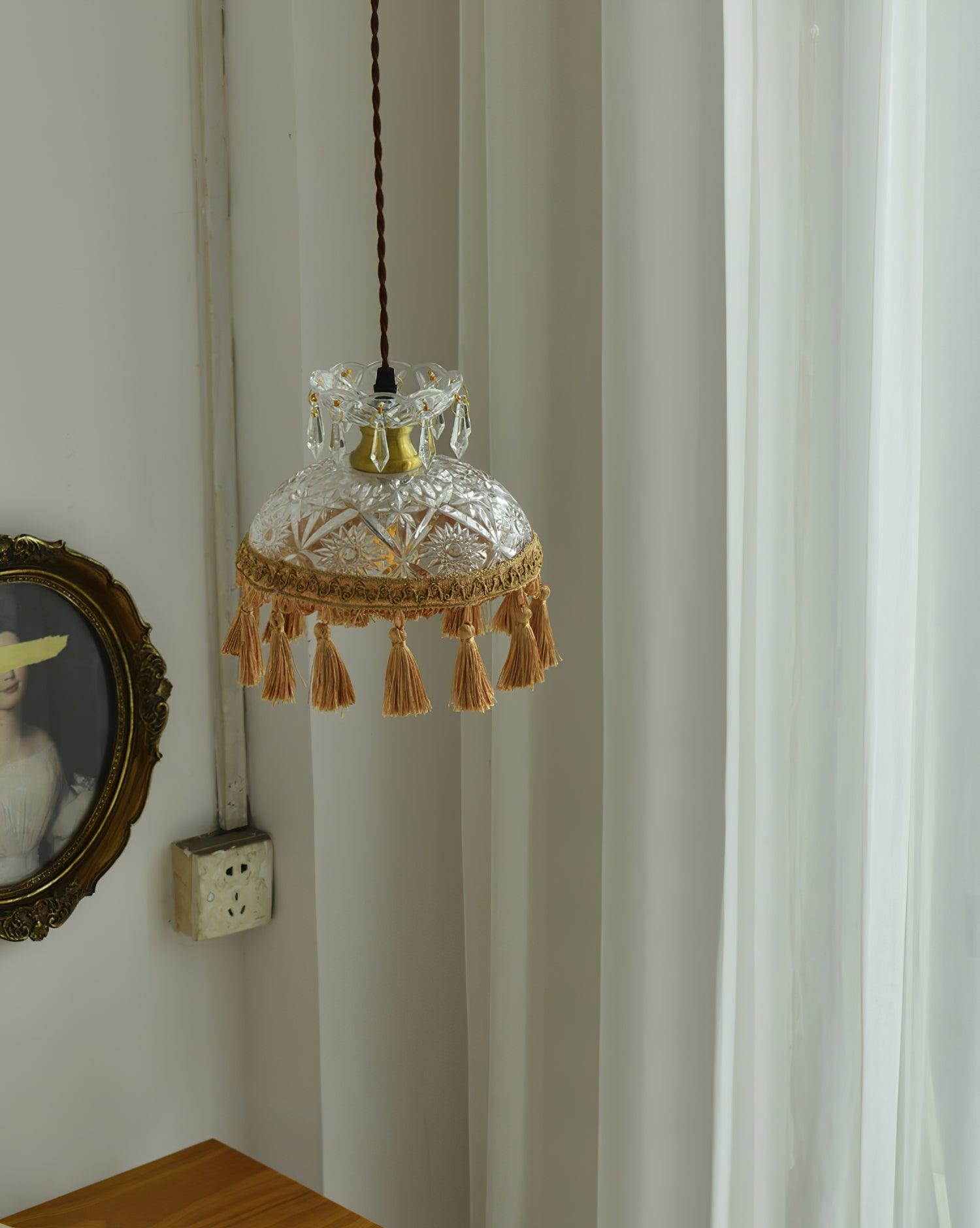 Bowl Tassel Pendant Light - Lamp Outdoor