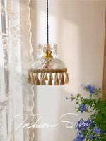 Bowl Tassel Pendant Light - Lamp Outdoor