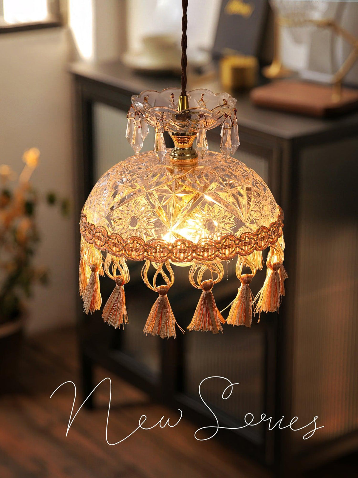 Bowl Tassel Pendant Light - Lamp Outdoor
