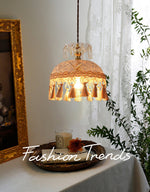 Bowl Tassel Pendant Light - Lamp Outdoor