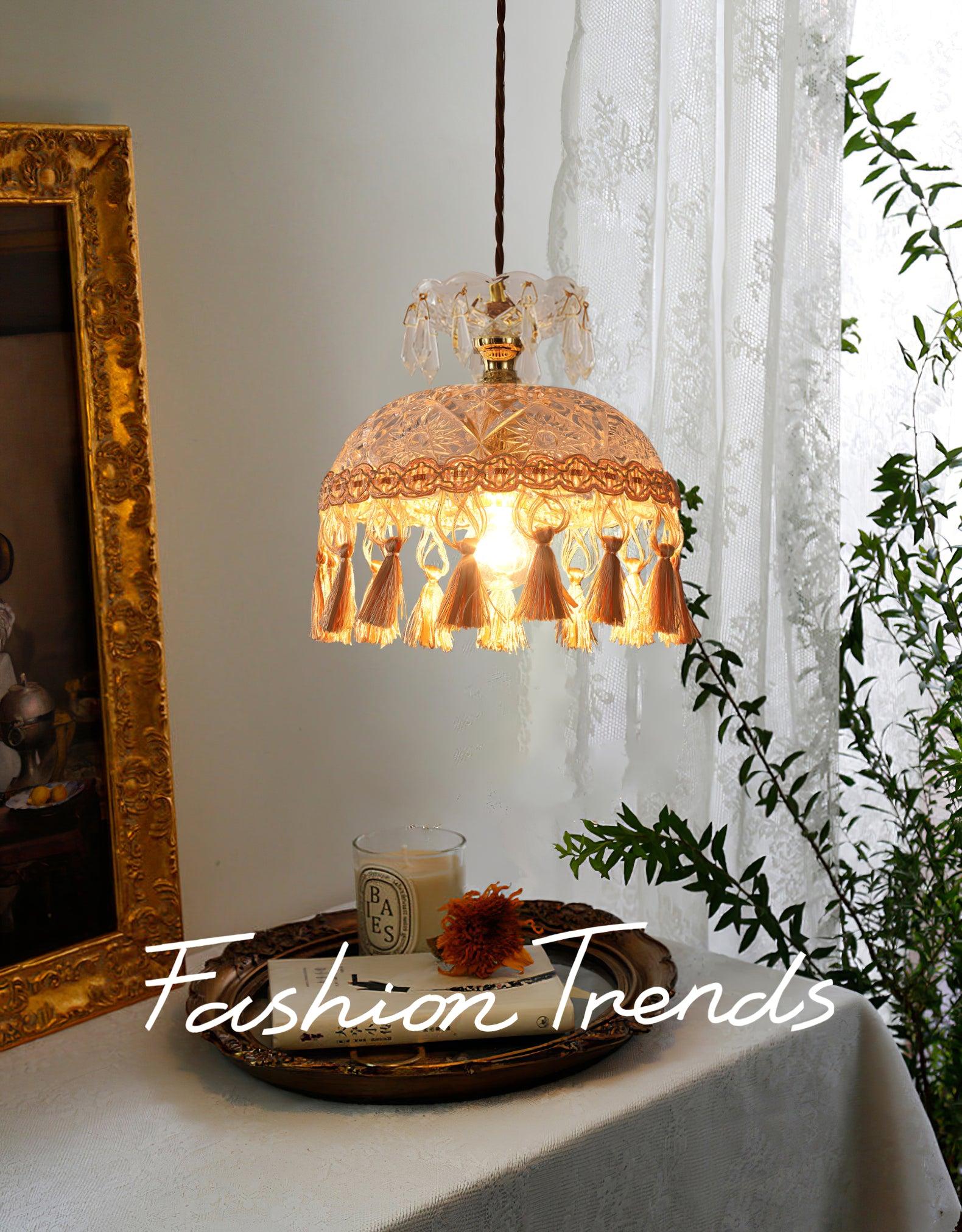 Bowl Tassel Pendant Light - Lamp Outdoor