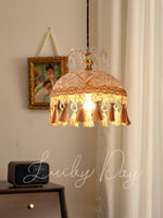 Bowl Tassel Pendant Light - Lamp Outdoor