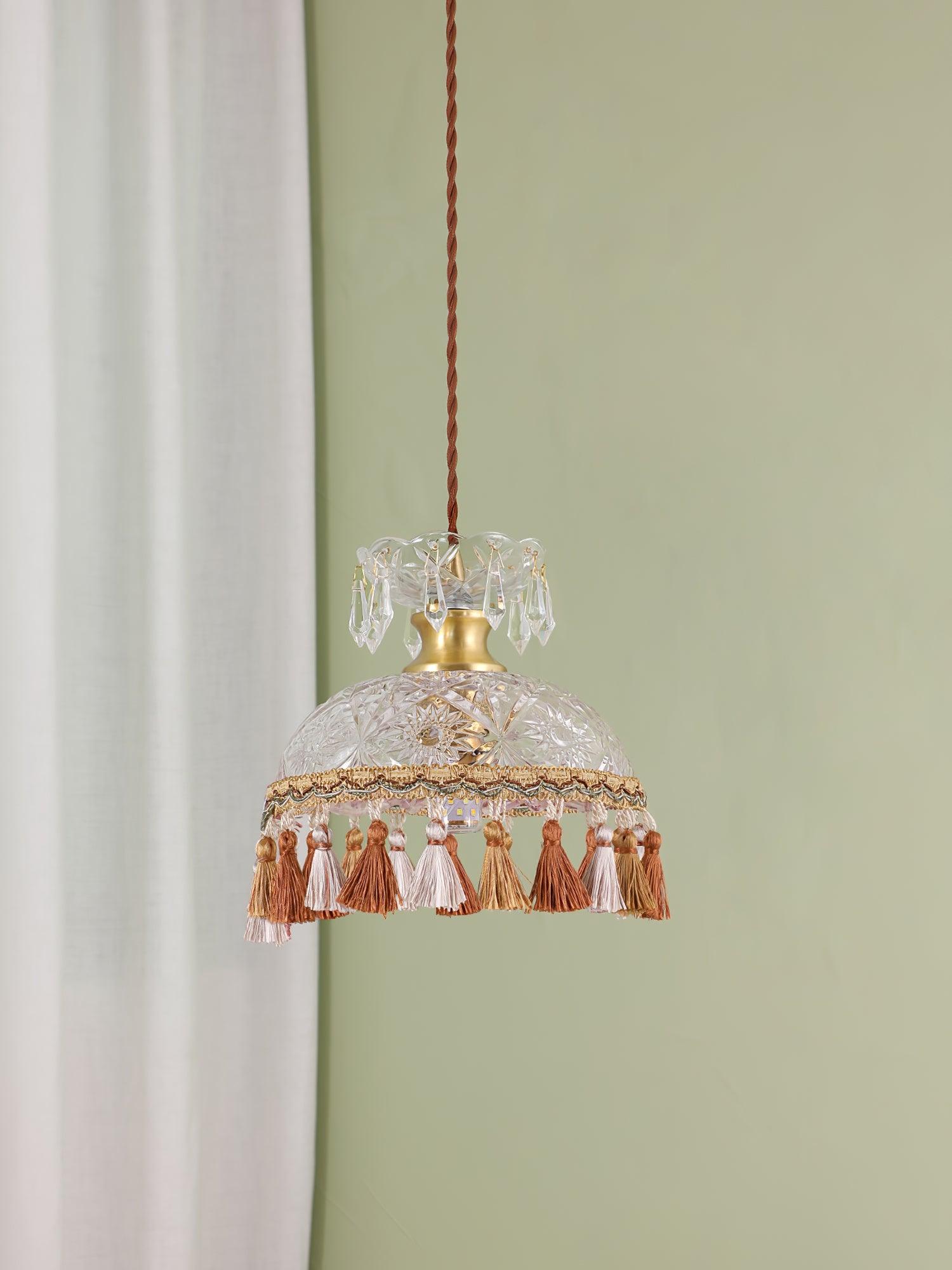 Bowl Tassel Pendant Light - Lamp Outdoor
