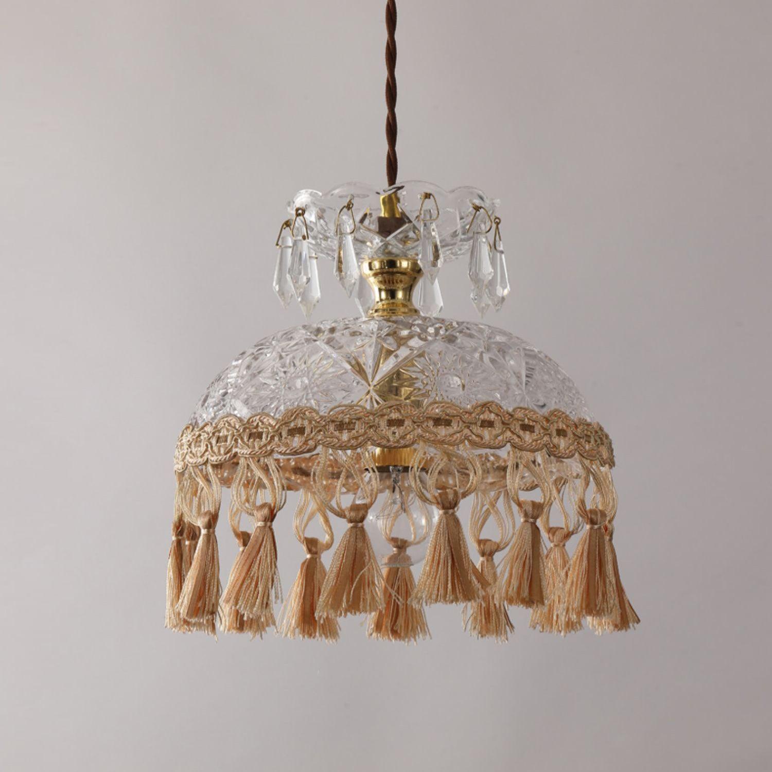 Bowl Tassel Pendant Light - Lamp Outdoor