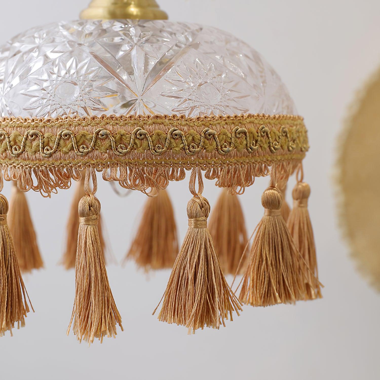 Bowl Tassel Pendant Light - Lamp Outdoor
