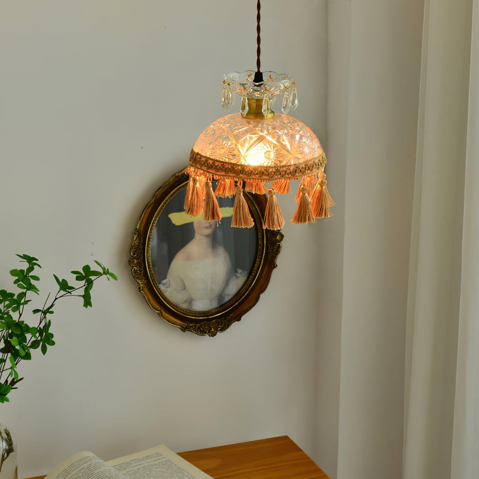 Bowl Tassel Pendant Light - Lamp Outdoor