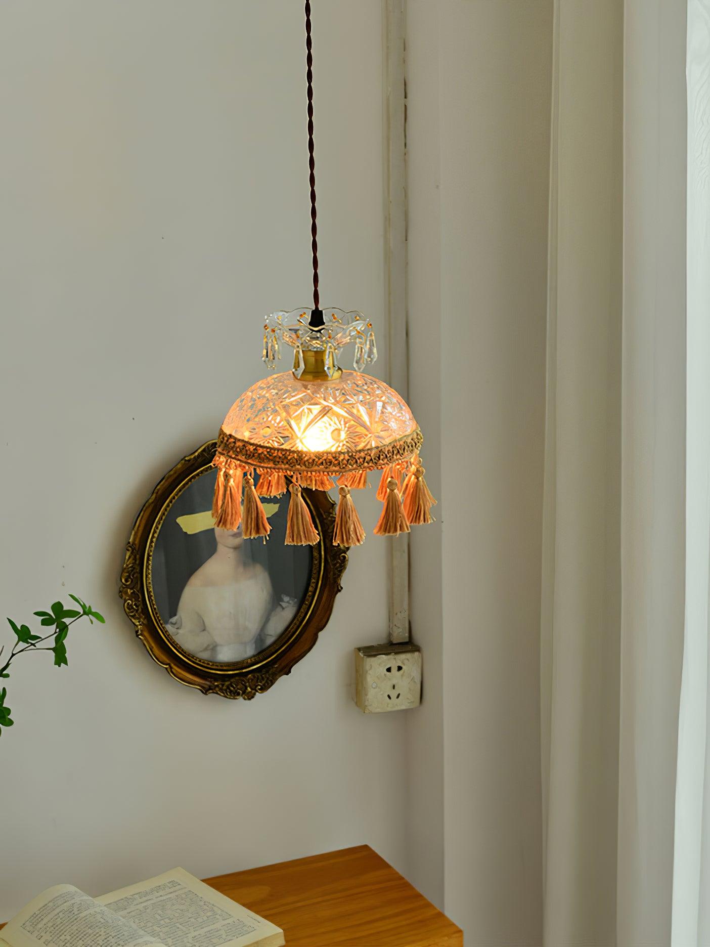 Bowl Tassel Pendant Light - Lamp Outdoor