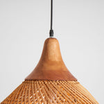 Braided Rattan Pendant Lamp - Lamp Outdoor