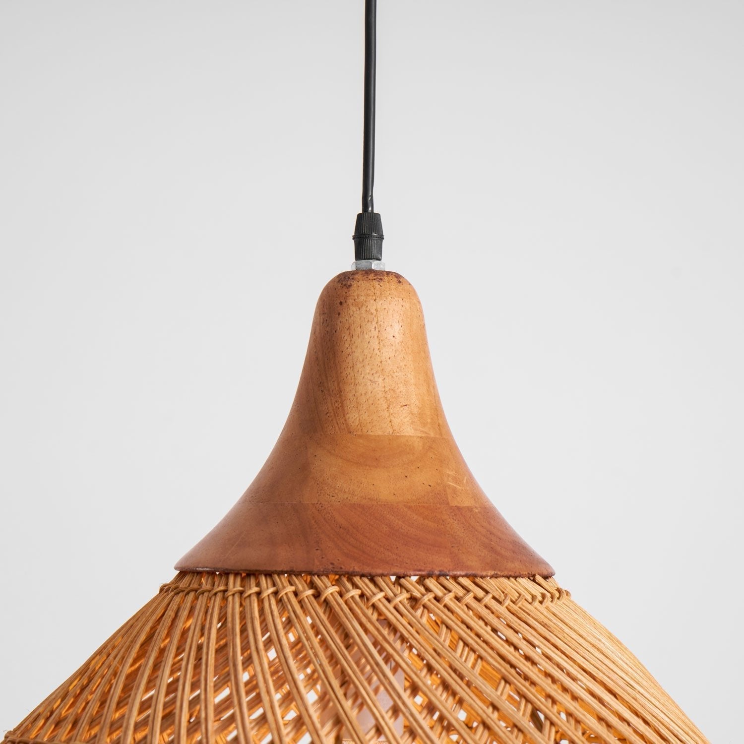 Braided Rattan Pendant Lamp - Lamp Outdoor
