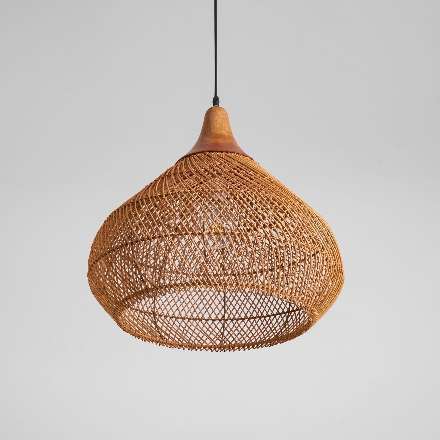 Braided Rattan Pendant Lamp - Lamp Outdoor