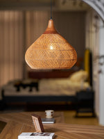 Braided Rattan Pendant Lamp - Lamp Outdoor