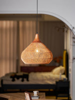 Braided Rattan Pendant Lamp - Lamp Outdoor