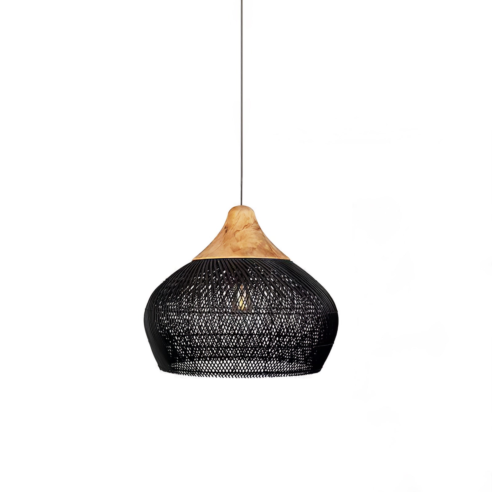 Braided Rattan Pendant Lamp - Lamp Outdoor