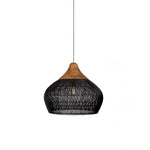 Braided Rattan Pendant Lamp - Lamp Outdoor