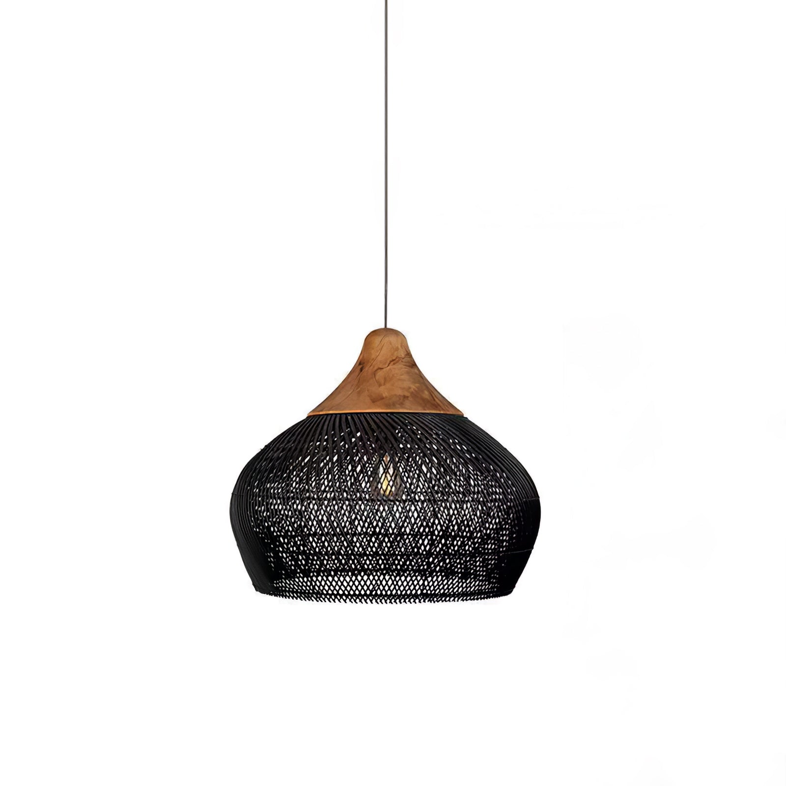 Braided Rattan Pendant Lamp - Lamp Outdoor